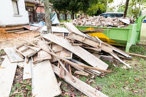 Smart waste management technology in use